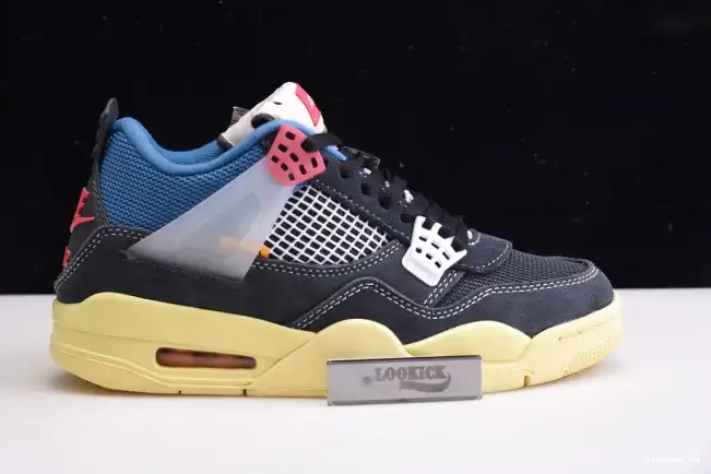 Cheap Kickmax 4 OFF RETRO JORDAN DC9533-001 NOIR AIR UNION 0529